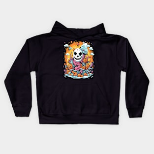 Halloween Ghost Kids Hoodie